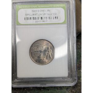2002-D Ohio Quarter • BU • Denver Mint • Aviation Pioneers
